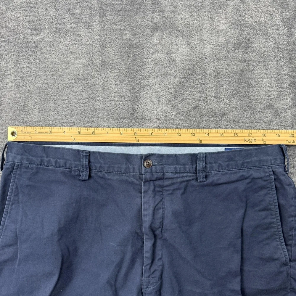 Polo Ralph Lauren Chino Pants Men Fits 39x34 Navy Blue Stretch Classic Fit Twill